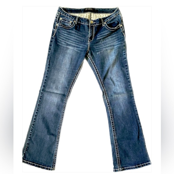 Premiere Denim by rue21 Premier Boot Cut Jeans,Color: dark blue | Size: 13/14R. - Picture 4 of 8